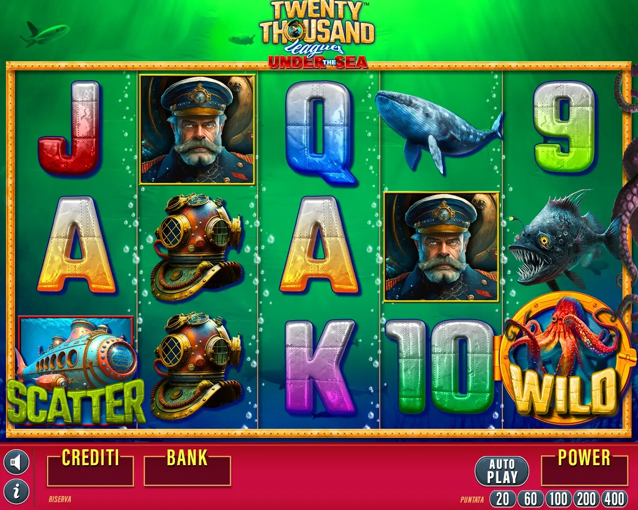Twentythousand Leagues Under the Sea game screen