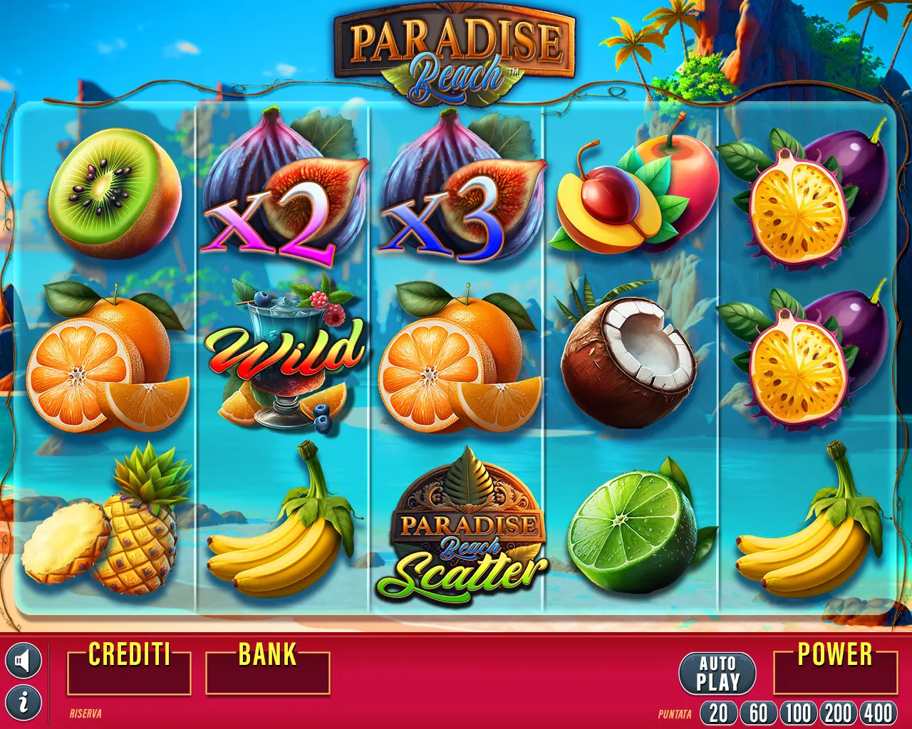 Paradise Beach game screen