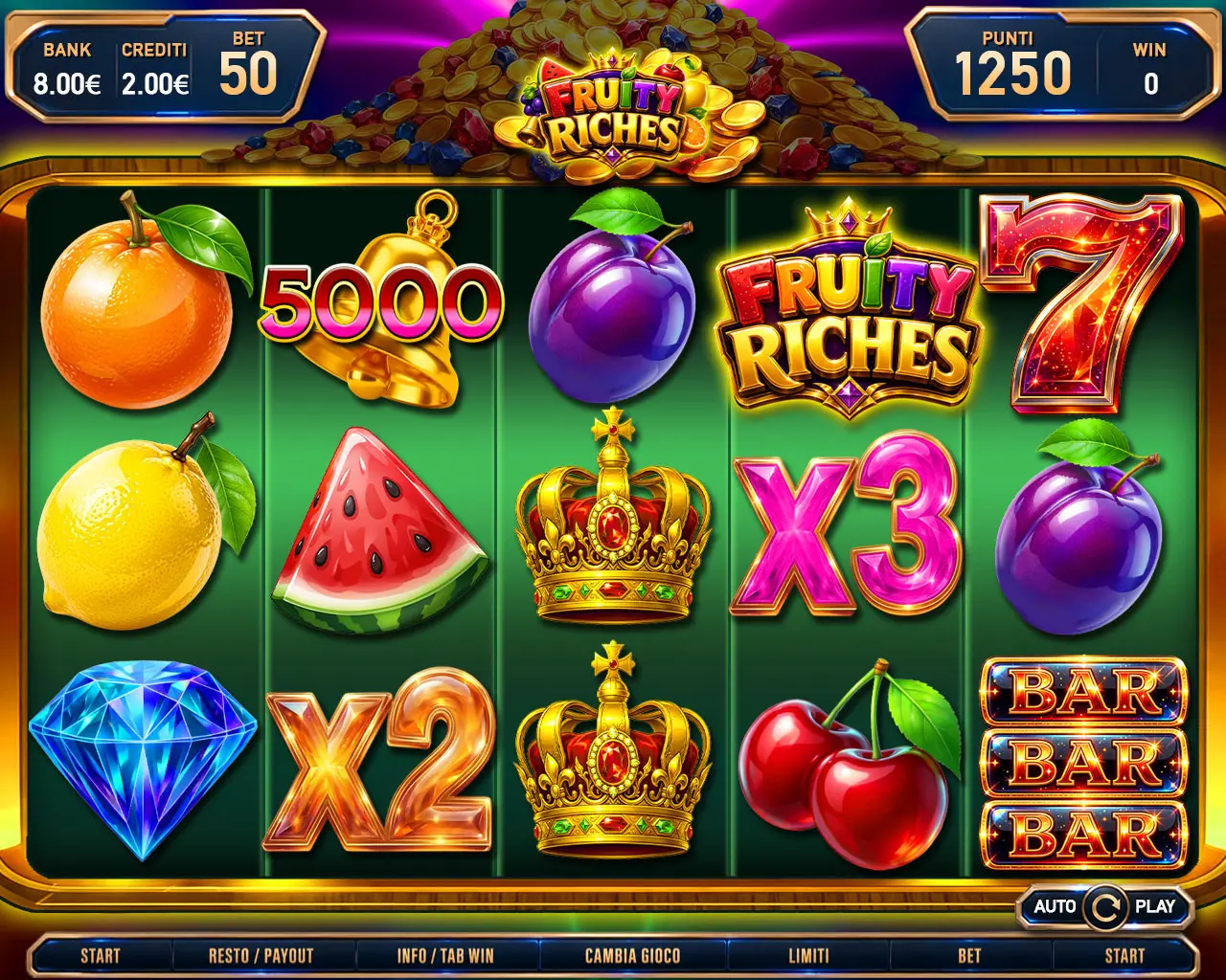 Fruity Riches game screen
